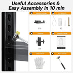 5-Tier 60”W x 24”D x 72”H Garage Shelving Storage Shelves 3000LBS Heavy Duty - Image 8