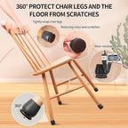 Ezprotekt 24 Pcs Black Chair Leg Floor Protectors - Image 4