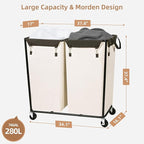 STORAGE MANIAC Commercial Laundry Hamper - Image 4