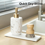 2PCS Diatomite Marble Tray Quick Drying Mat - Image 4