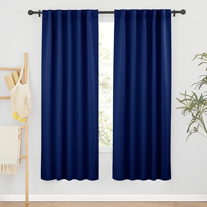 RYB HOME Kitchen Curtain Room Darkening Drapes, Thermal Insulated Curtains by RYBHOME