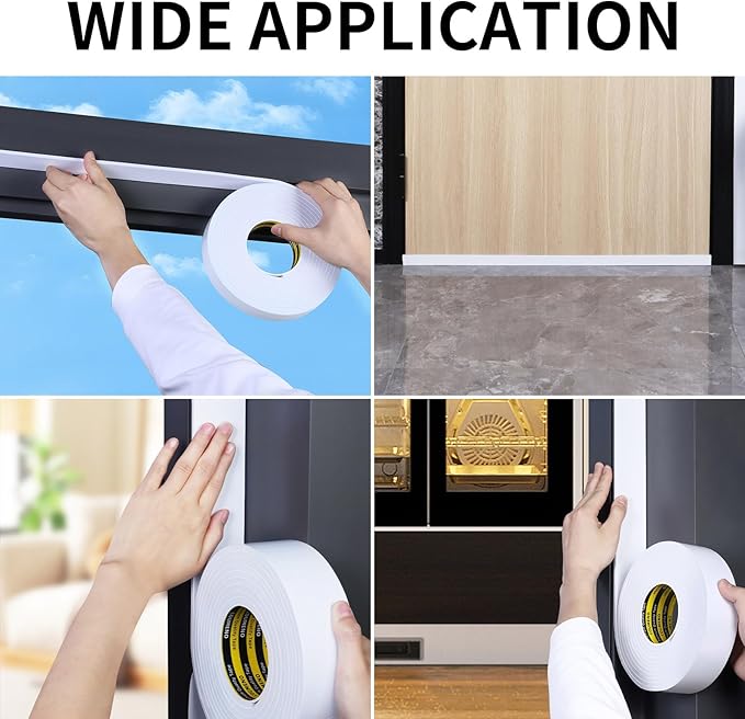 Sponge EVA Single Sided Foam Tape 2inX16.4FT Strong Adhesive Weatherproof Foam - Image 6