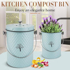 AOSION Countertop Compost Bin Kitchen, Odor Resistant Indoor Compost Bin - Image 4