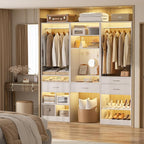 Unikito 75” Modular Closet System, Freestanding Closet Organizer - Image 2
