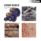 5" x7/8'' Stripping Discs Rust Remover Wheel Remove Paint and Oxidation Poly - Image 3