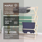 Pennsylvania Woodworks Premium American Maple Clothes Drying Rack - Image 2