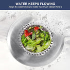 Sink Drain Strainer Kitchen Mesh Sink Strainer, Reversible Easy Clean Stainless - Image 5