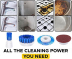 Electric Scrubber Power Cordless, Portable 360 Handheld Washing Cleaning Machine - Image 3