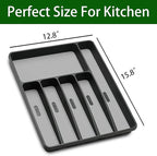 Silverware Organizer Utensil Organizer Holder Kitchen Drawer Organizer Plastic - Image 3