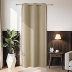 Joydeco Blackout Door Curtain for Doorway Privacy 78 Inches Long, Grommet by JOYDECO