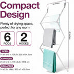 BLACK+DECKER Over The Door Expandable Telescopic Drying Rack, Clothes Organizer - Image 6