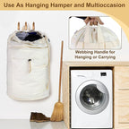 Laundry Bag Backpack, Canvas Laundry Bag - Image 3
