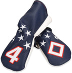 Blue and White Stars Hybrid Iron Head Covers - Image 4