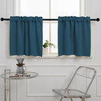 Pickluc Cafe Curtain 36 Inches Length, Rod Pocket Kitchen Curtain, Short by PICKLUC