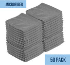 GREEN LIFESTYLE Chamois Cloth, Microfiber Cleaning Cloth 50 Pack, Borderless - Image 7
