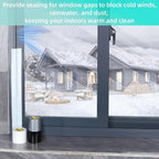 Window Weather Stripping Door Seal Tape Black, 2in x 66FT, Automotive - Image 4