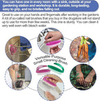 Handle Grip Nail Brush for Cleaning Fingernails Hands & Under Nails, Stiff - Image 4