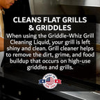 Griddle-Whiz 3 Piece Griddle Cleaning Kit | Liquid Grill Cleaner w/Griddle - Image 4