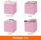 Lifewit 10 Packs Storage Cubes, 11 Inch Cube Storage Bins, Foldable Decorative - Image 5