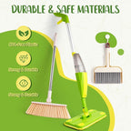 Kids Cleaning Toy Set, Mini Spray Mop Montessori Toys Pretend Play Cleaning Tool - Image 4
