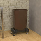 23 Gallon Brown Slim Jim Trash Can - Image 3