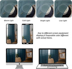 Chyhomenyc Sheer Stone Blue Tier Curtains 24 Inch Length, Small Window Curtains - Image 6