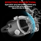 Super More 3PCS Anti-Fog Protective Safety Goggles Clear Lens Wide-Vision - Image 4