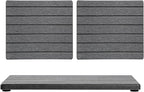 3 Pack Diatomite Stone Sink Tray, Water Absorbing Mat by Homdiva