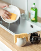 Kitchen Sponge Holder, Ceramic Dish Sponge Holder Kithen Sink Organizer - Image 7