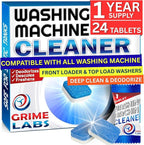 Washing Machine Cleaner Tablets by GRIMELABS