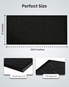 HAMARA Front Door Mat for Outside Entrance 35.5"x17" – Anti-Slip Dirt-Trapping - Image 2