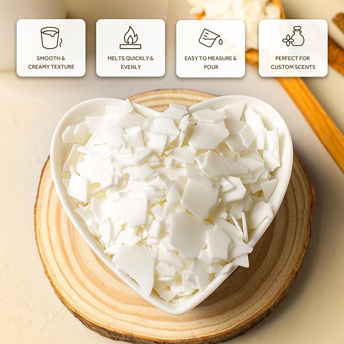 NORVENCE Soy Wax for Candle Making, Natural Soy Wax Flakes 40lb, Premium Candle - Image 3