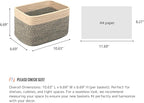 Small Cotton Rope Basket – Storage Bin - Image 2