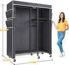 Raybee Clothes Rack with Cover, Clothing Racks - Image 4