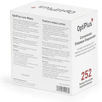 OptiPlus Eyeglass Lens Wipes l Pre-Moistened l Cleaning Wipes - Image 4