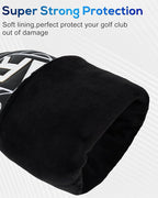 Big Teeth Golf Club Covers Full Set Driver Headcover Fairway Wood Hybrid Golf - Image 8