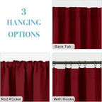 RYB HOME Window Curtains Blackout - Image 6