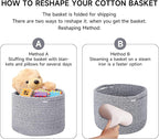 Small Basket for Organizing | Cube Shelf Closet Storage Baskets | 9.7×9.7×7.1” - Image 7