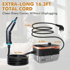 Handheld Steam Cleaner for Home, 15s Heat-Up 42.27oz Tank, 2500W Portable - Image 7