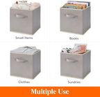 Lifewit 10 Packs Storage Cubes, 11 Inch Cube Storage Bins, Foldable Fabric Bins - Image 5