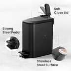 Cesun Small Bathroom Trash Can - Image 4
