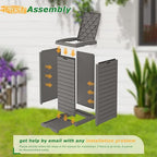 NUNU LAB 31 Gal Outdoor Trash Can - Image 8