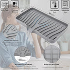 YASMEN Silicone Bathroom Soap Dishes, Sink Sponge Holder - Image 2