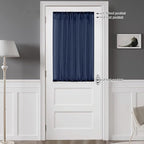 Chyhomenyc Sheer Window Curtains Tier 2 Pieces Set, 36 inch Length, Short - Image 3