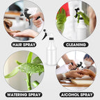Eccliy 12 Pcs 16 Oz Plastic Spray Bottle, Adjustable Empty Reusable Sprayer - Image 6