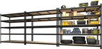 PrimeZone 3 Pack Storage Shelves 48" x 24" x 72", 5 Tier Adjustable Garage by PrimeZone