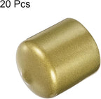 uxcell 20pcs Rubber End Caps 1 1/8" ID Vinyl Round Tube Bolt Cap Cover Thread - Image 2