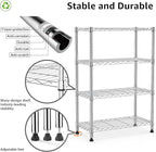 1000 lbs Storage Shelving 4-Tier Utility Shelving Unit Steel Organizer Wire Rack - Image 4
