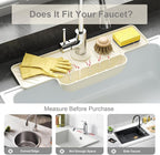 Silicone Faucet Mat with Sponge Holder, Sink Splash Guard, Faucet Draining Mat - Image 9