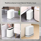 JOYBOS Adsorption Bathroom Trash Can, Bedroom Garbage Can - Image 3